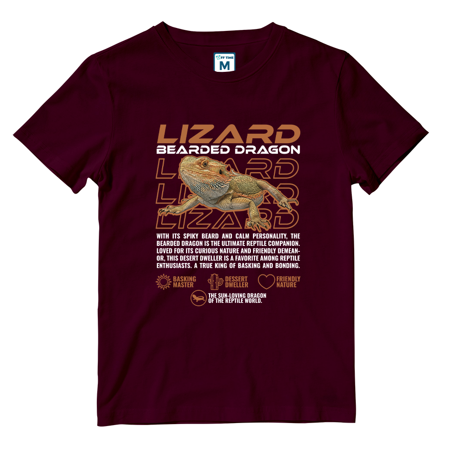 Cotton Shirt: Bearded Dragon