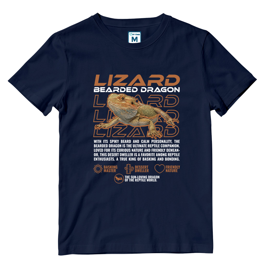 Cotton Shirt: Bearded Dragon