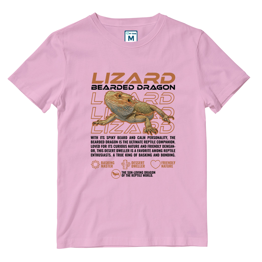 Cotton Shirt: Bearded Dragon