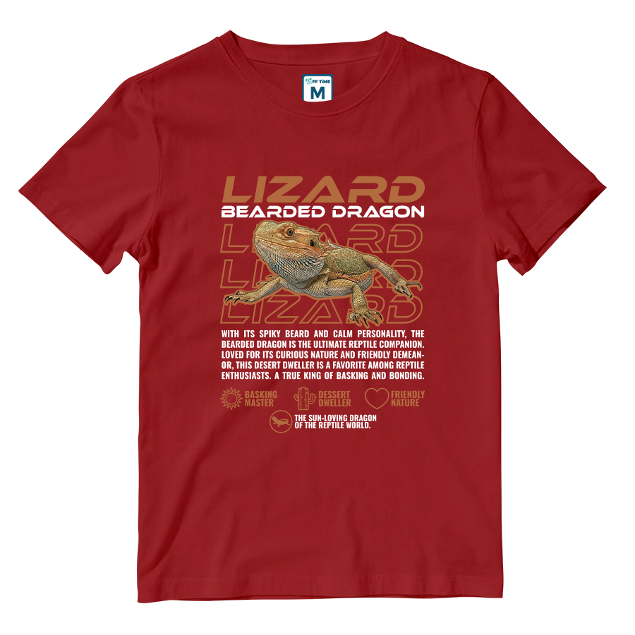 Cotton Shirt: Bearded Dragon
