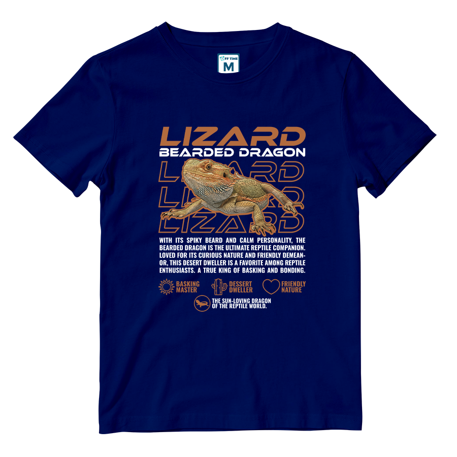 Cotton Shirt: Bearded Dragon