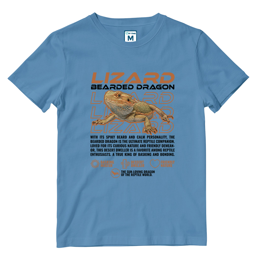 Cotton Shirt: Bearded Dragon