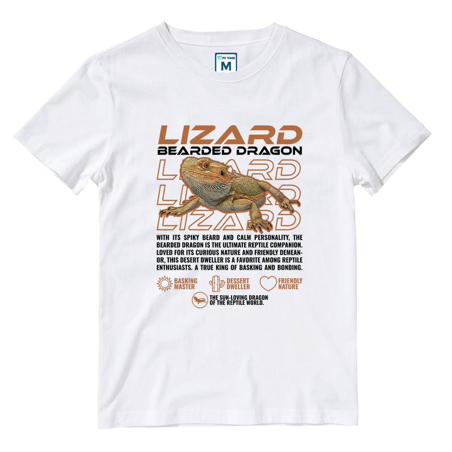Cotton Shirt: Bearded Dragon