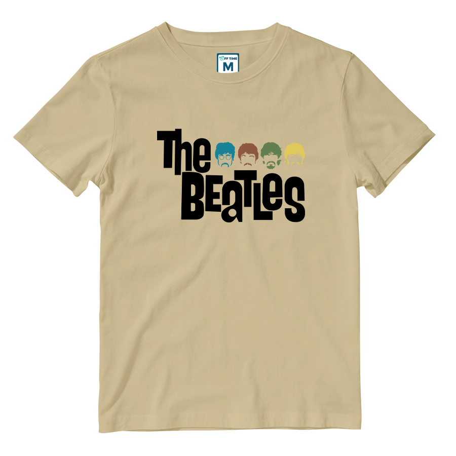 Cotton Shirt: Beatles Colored Silhouette