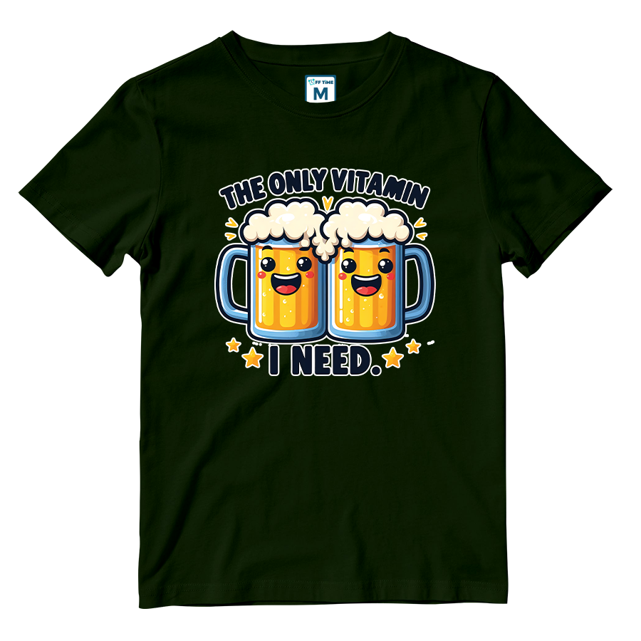 Cotton Shirt: Beer Vitamin