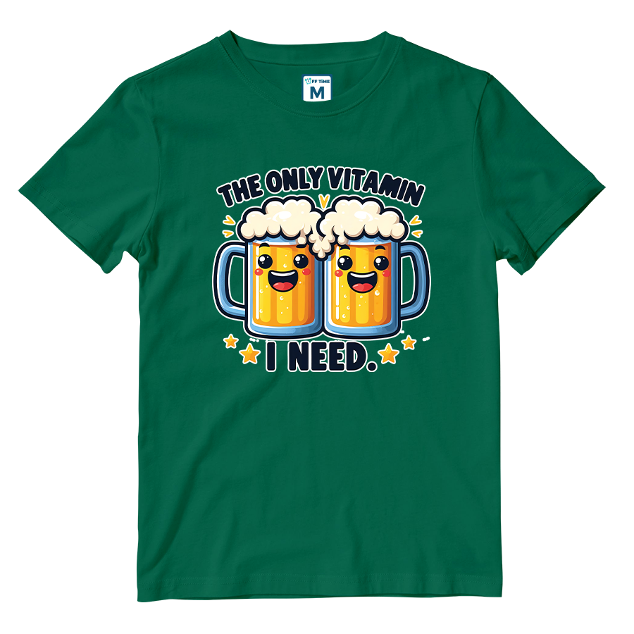 Cotton Shirt: Beer Vitamin