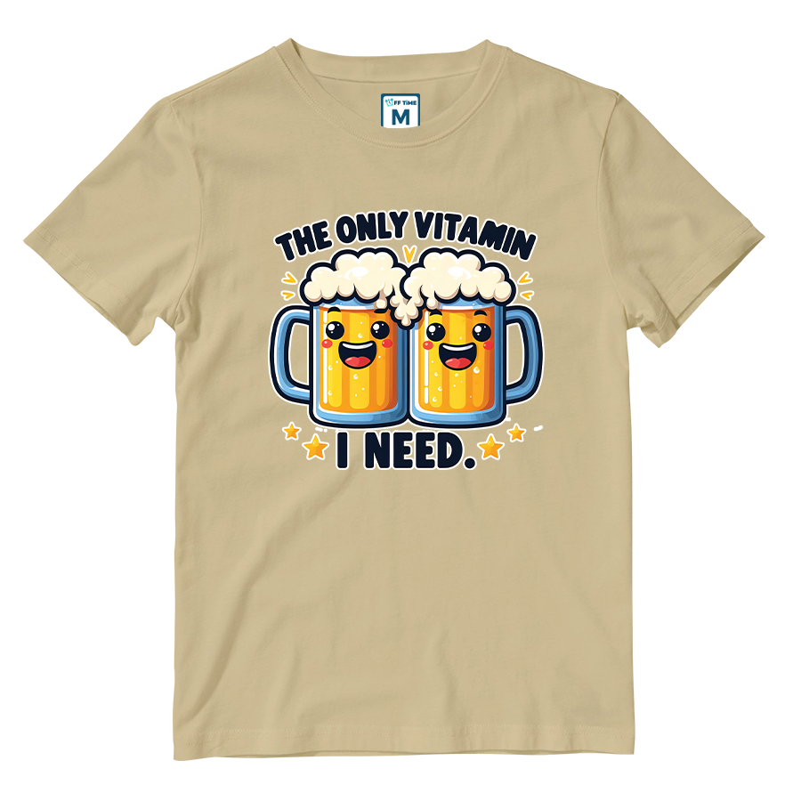 Cotton Shirt: Beer Vitamin
