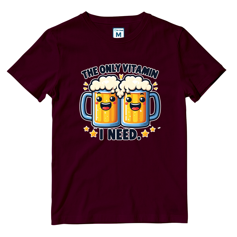 Cotton Shirt: Beer Vitamin