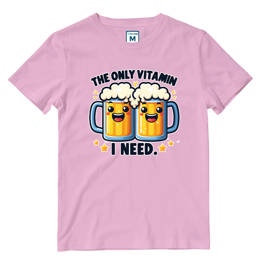 Cotton Shirt: Beer Vitamin