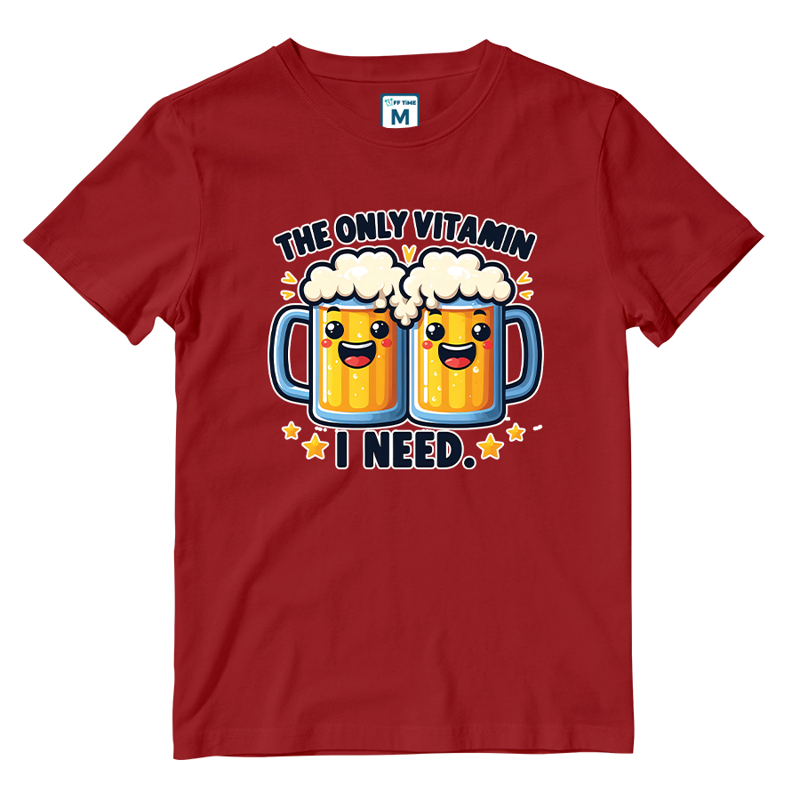 Cotton Shirt: Beer Vitamin