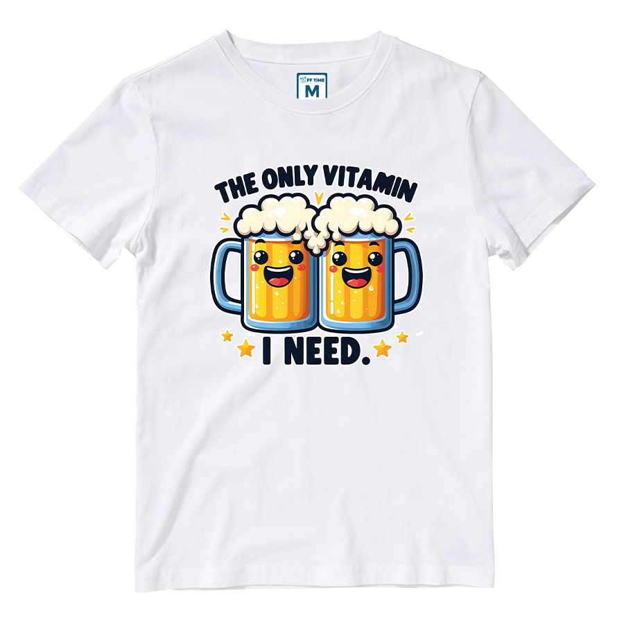 Cotton Shirt: Beer Vitamin