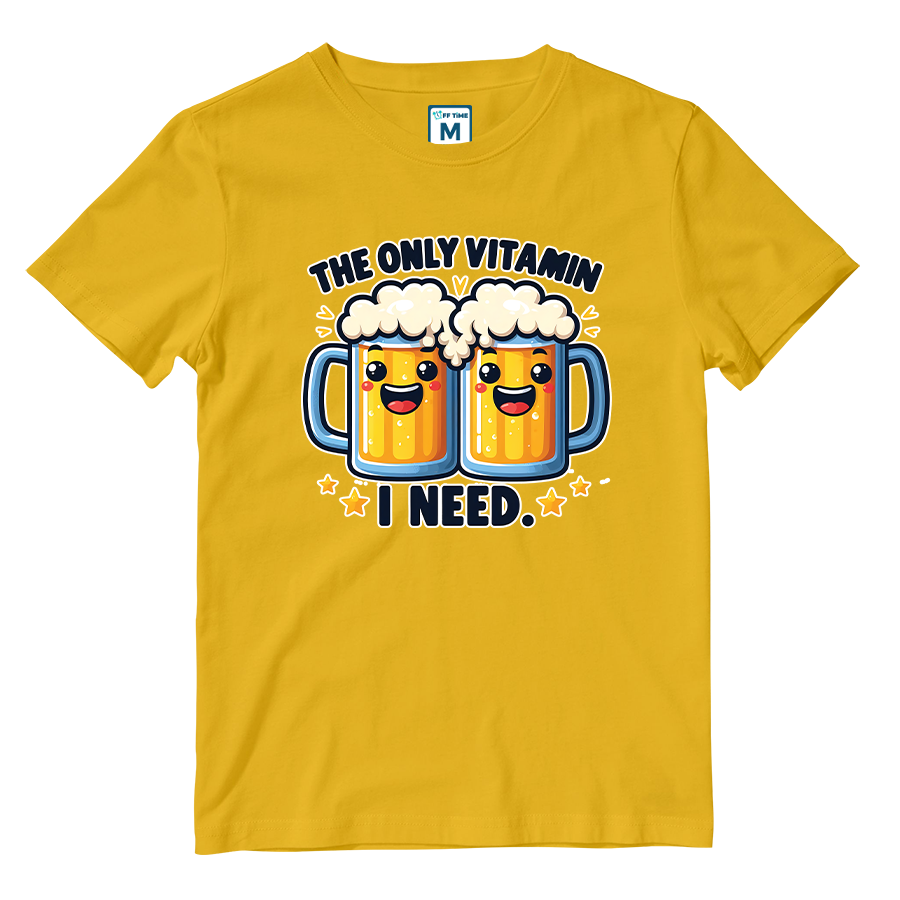 Cotton Shirt: Beer Vitamin
