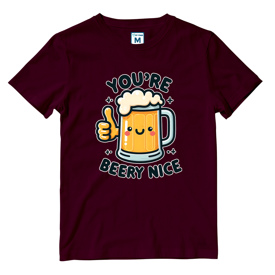 Cotton Shirt: Beery Nice