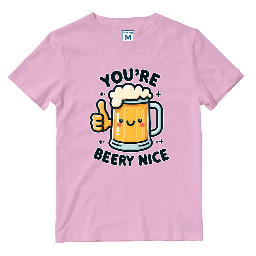 Cotton Shirt: Beery Nice