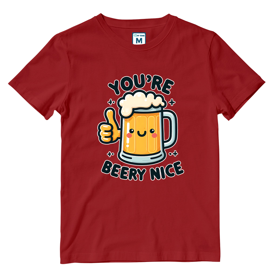 Cotton Shirt: Beery Nice