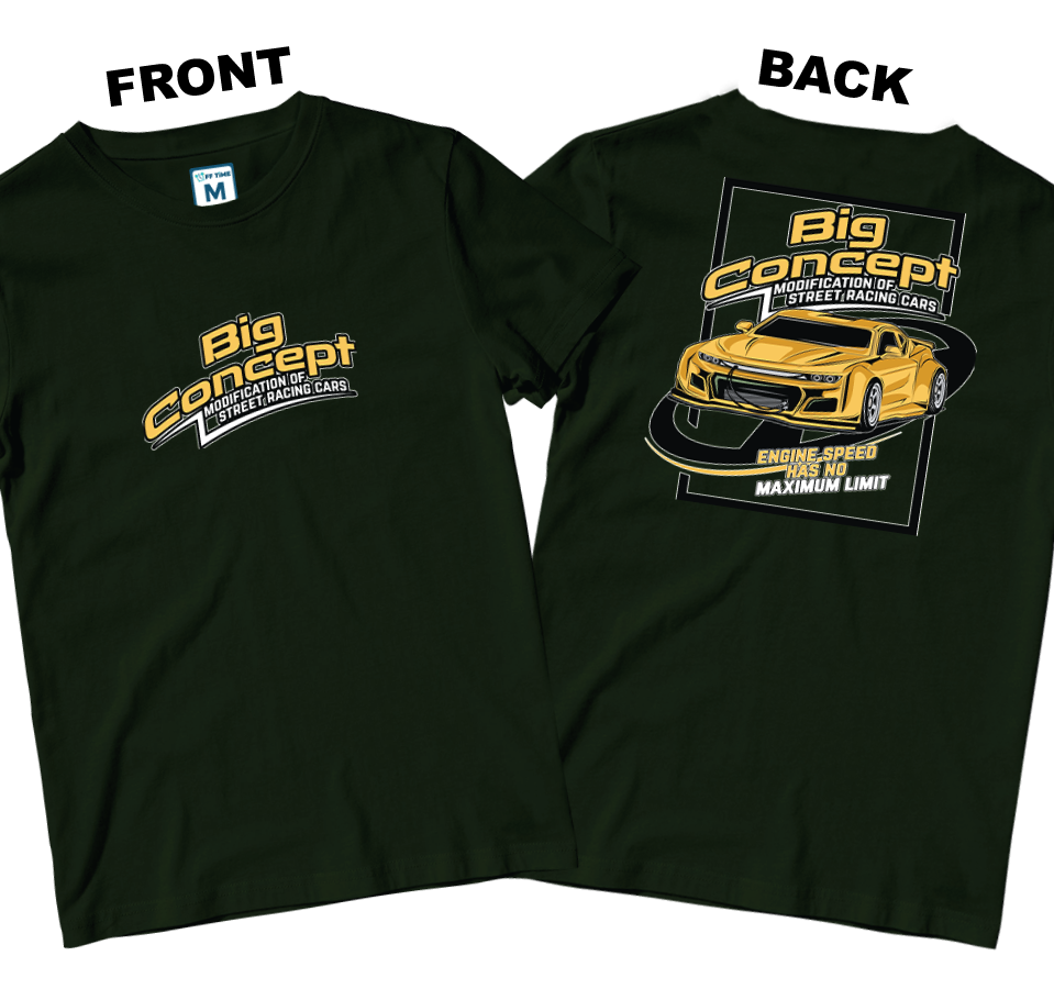 Cotton Shirt: Big Concept (Front and Back)