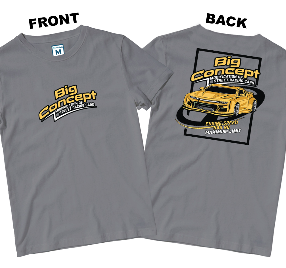 Cotton Shirt: Big Concept (Front and Back)
