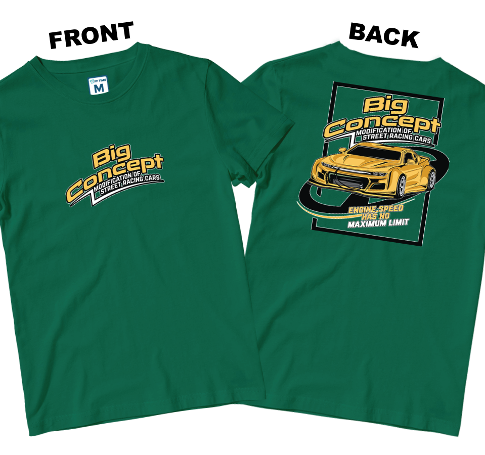 Cotton Shirt: Big Concept (Front and Back)