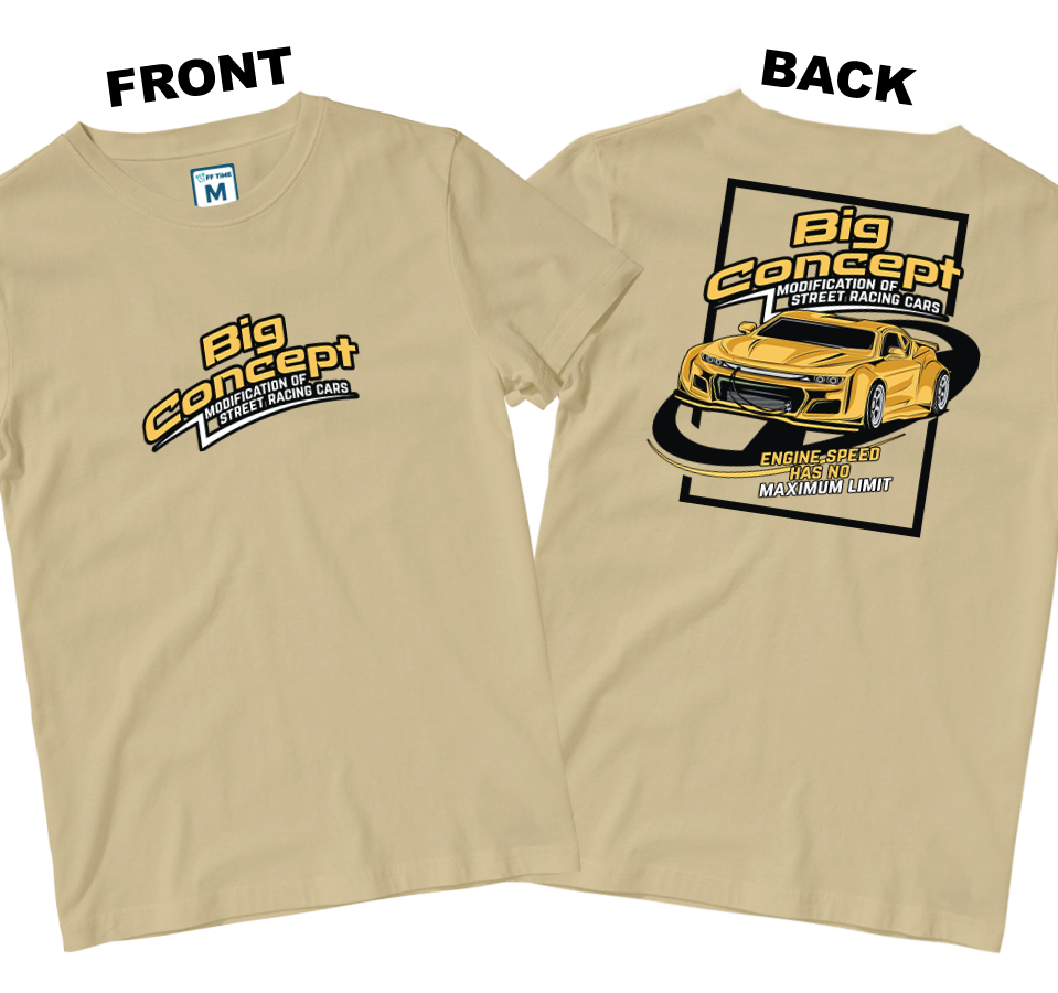 Cotton Shirt: Big Concept (Front and Back)