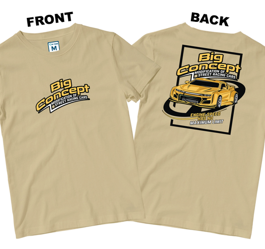 Cotton Shirt: Big Concept (Front and Back)