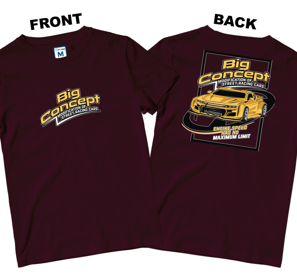 Cotton Shirt: Big Concept (Front and Back)