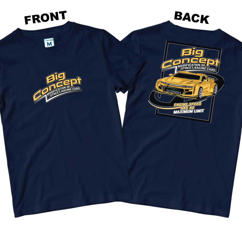Cotton Shirt: Big Concept (Front and Back)
