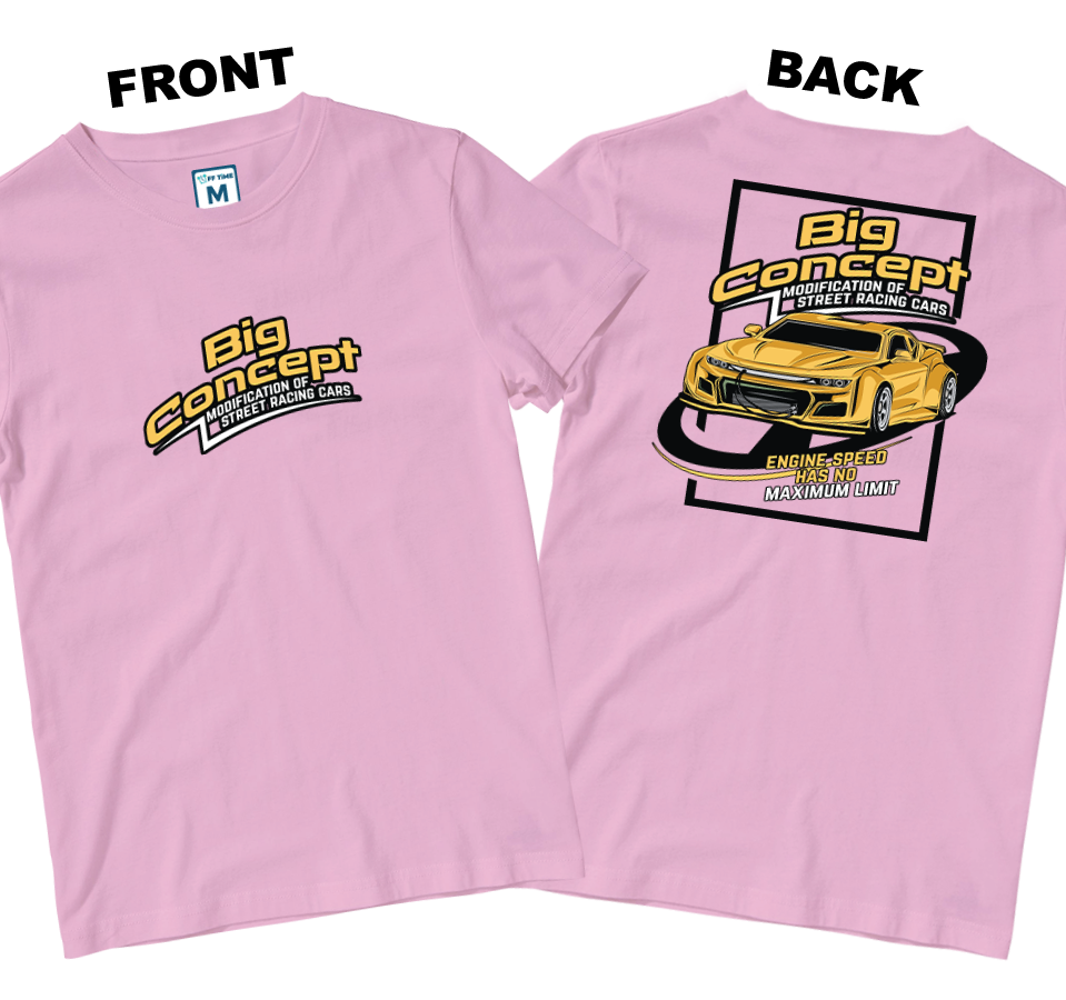 Cotton Shirt: Big Concept (Front and Back)
