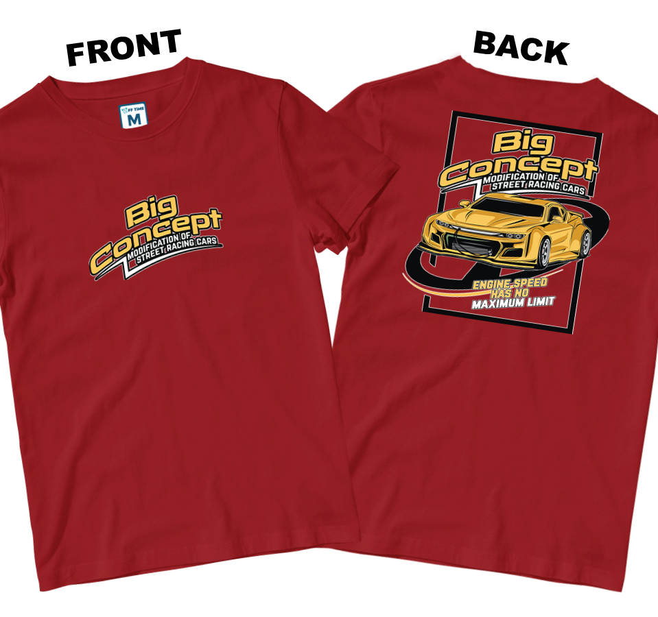 Cotton Shirt: Big Concept (Front and Back)