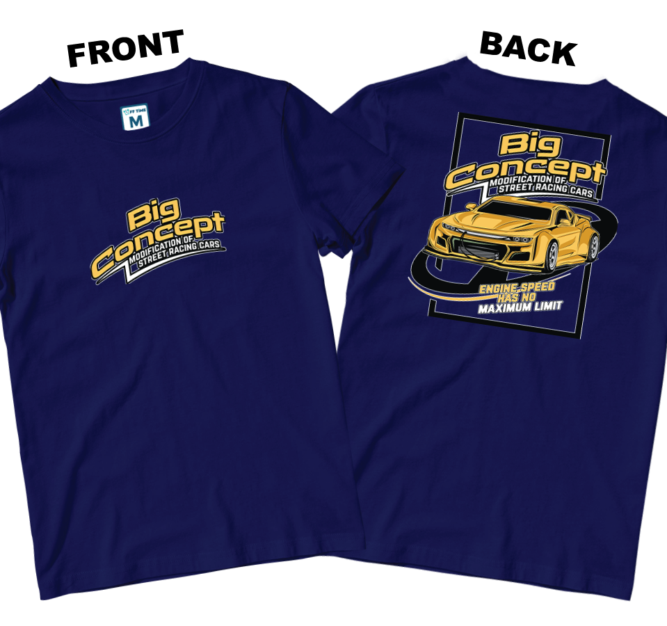 Cotton Shirt: Big Concept (Front and Back)
