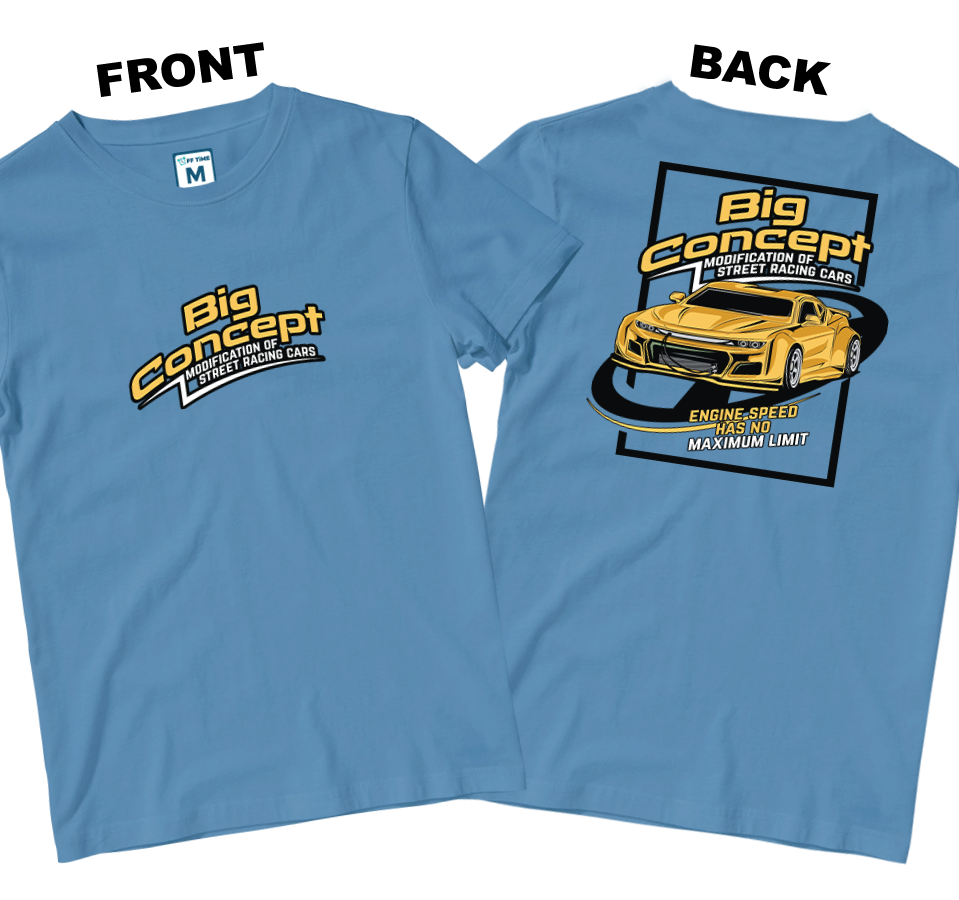 Cotton Shirt: Big Concept (Front and Back)