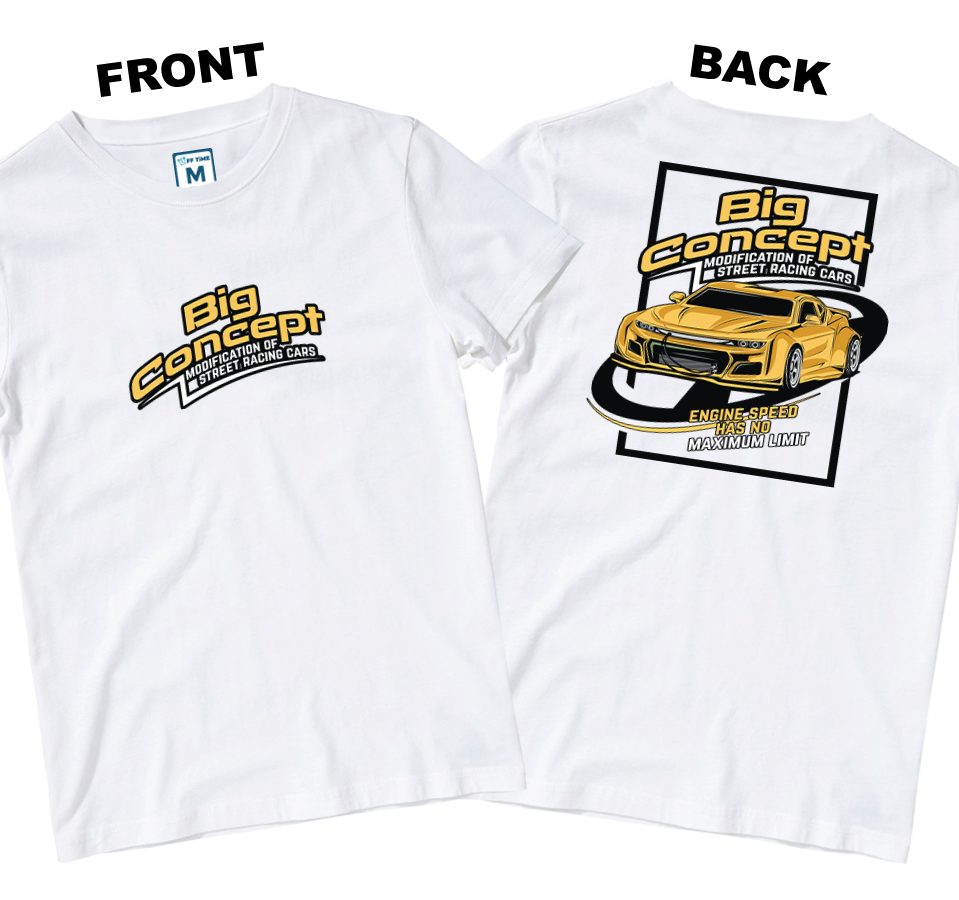 Cotton Shirt: Big Concept (Front and Back)