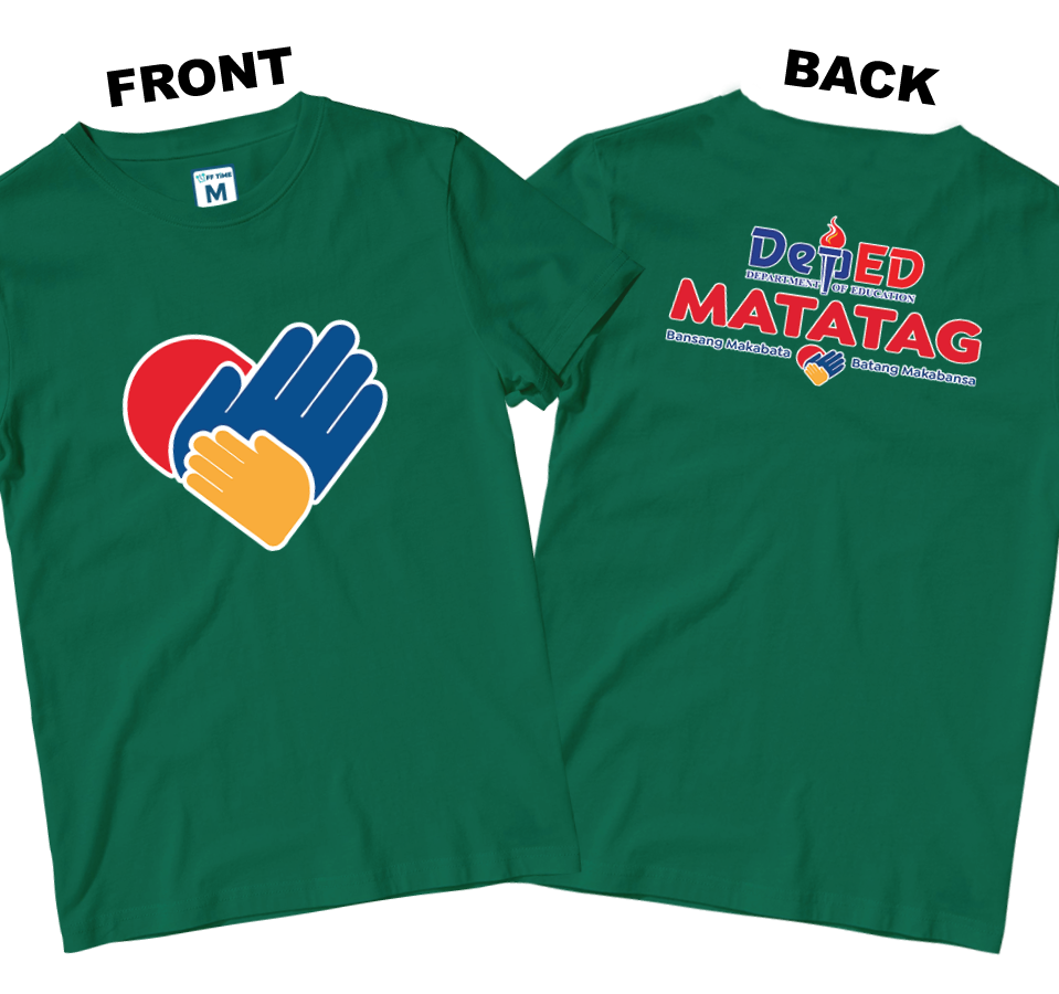 Cotton Shirt: Big Heart DepEd (Front and Back)