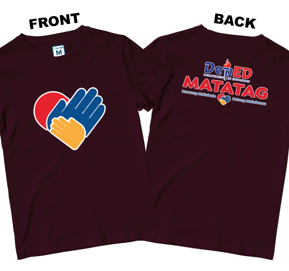 Cotton Shirt: Big Heart DepEd (Front and Back)