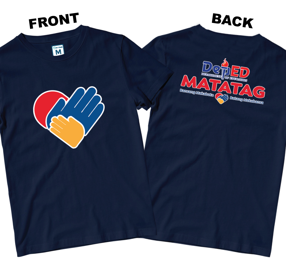 Cotton Shirt: Big Heart DepEd (Front and Back)