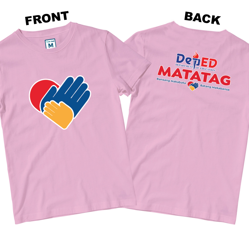 Cotton Shirt: Big Heart DepEd (Front and Back)