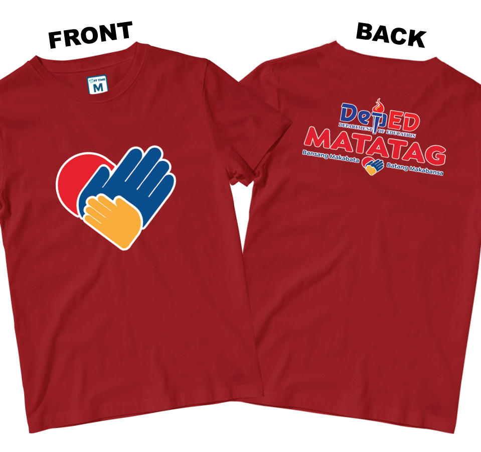 Cotton Shirt: Big Heart DepEd (Front and Back)