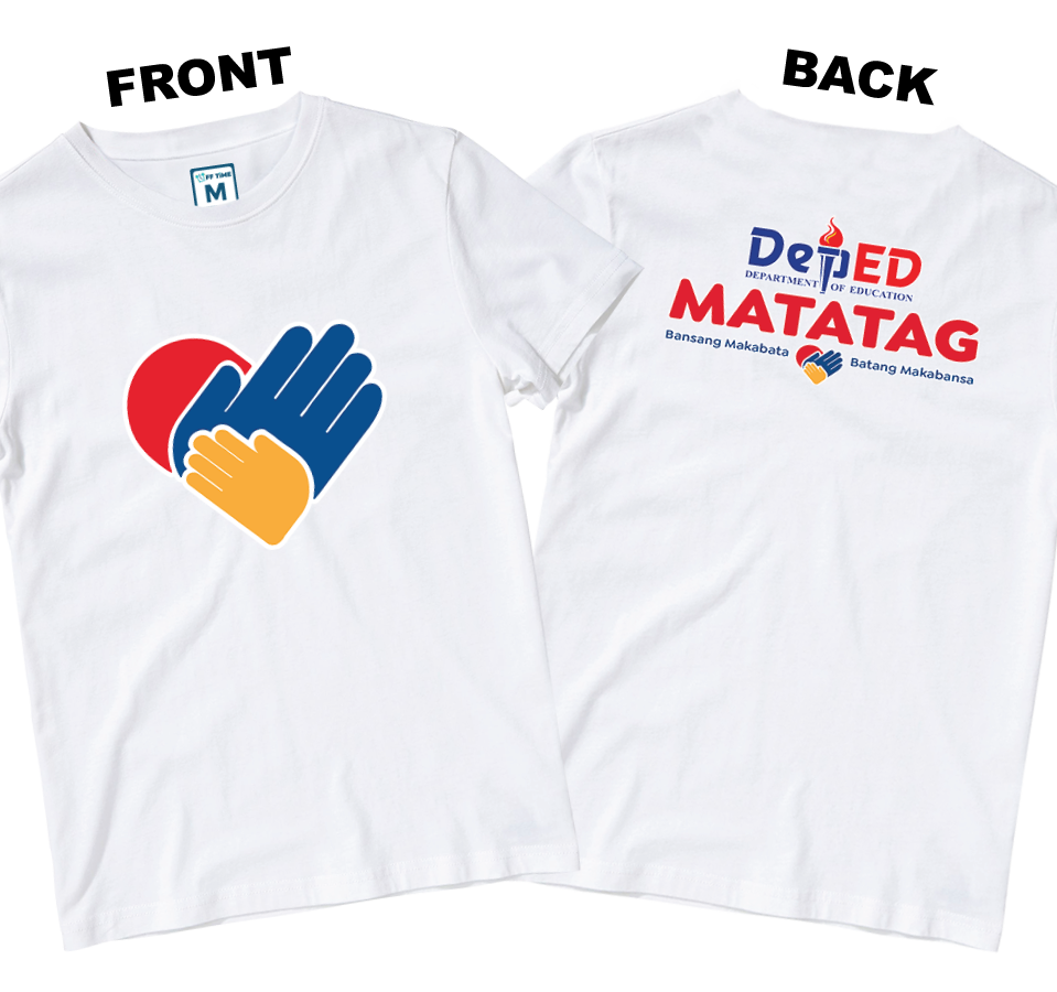 Cotton Shirt: Big Heart DepEd (Front and Back)