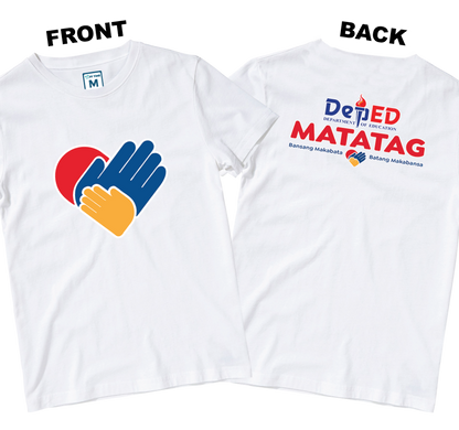 Cotton Shirt: Big Heart DepEd (Front and Back)