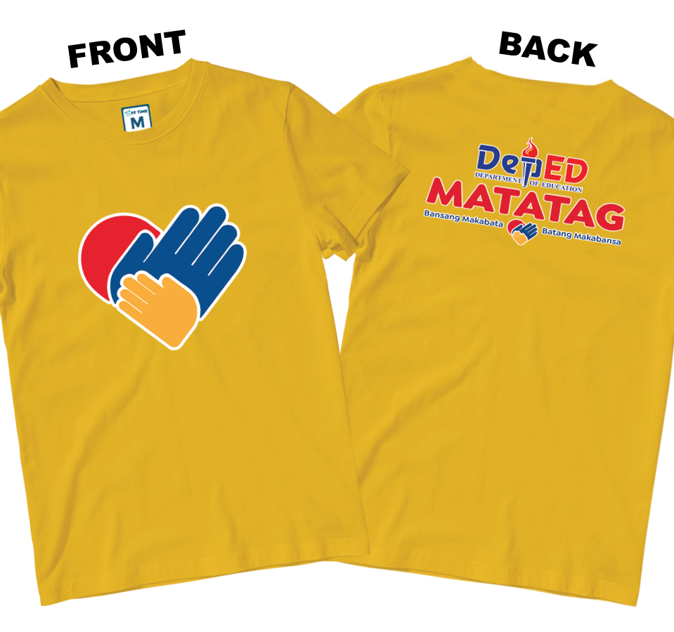 Cotton Shirt: Big Heart DepEd (Front and Back)