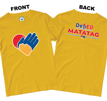 Cotton Shirt: Big Heart DepEd (Front and Back)