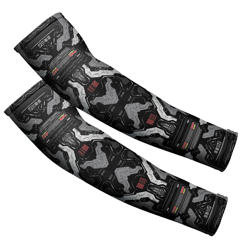 Arm Sleeves: Black Mecha