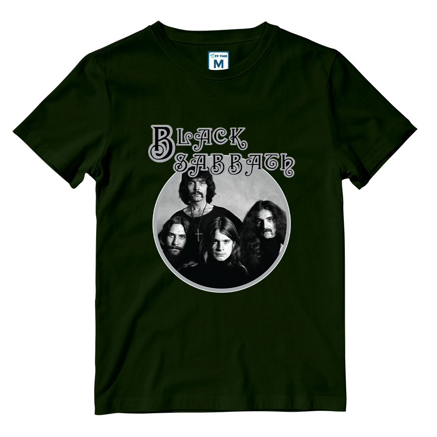 Cotton Shirt: Black Sabbath Monochrome