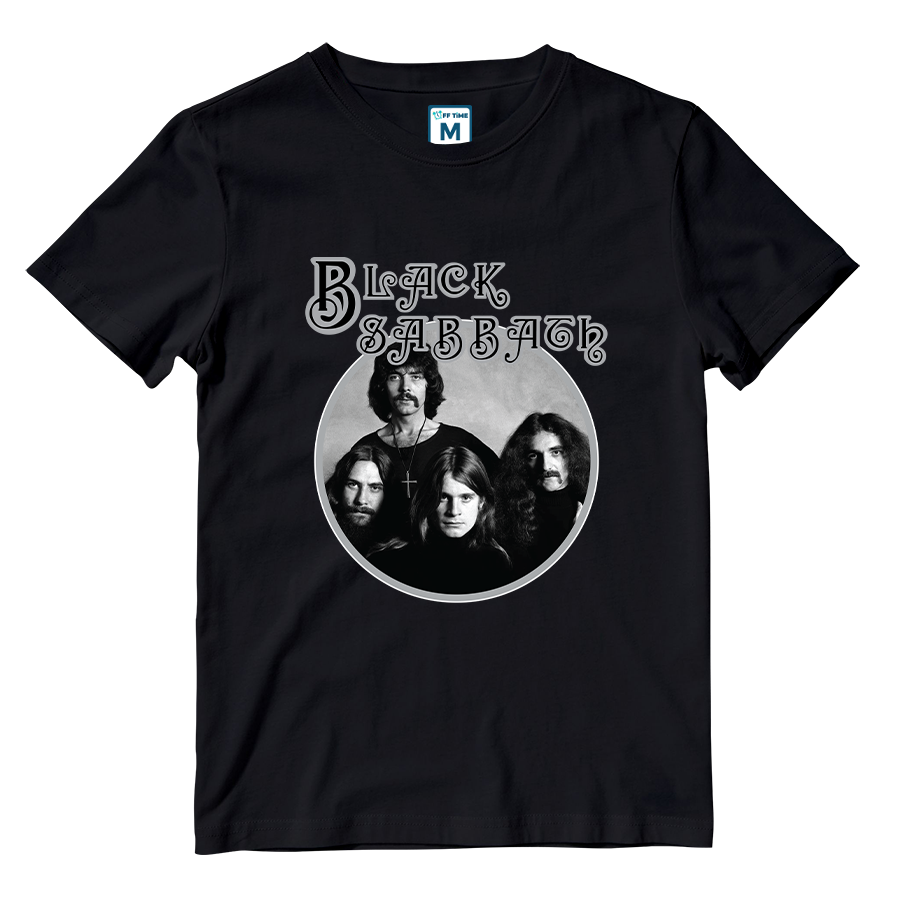 Cotton Shirt: Black Sabbath Monochrome