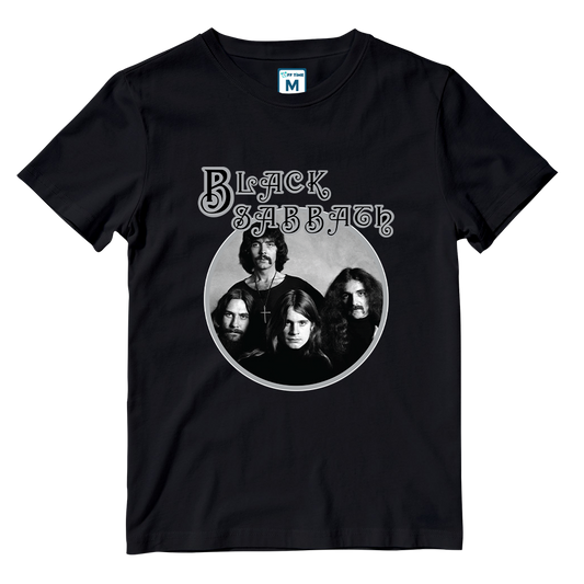 Cotton Shirt: Black Sabbath Monochrome
