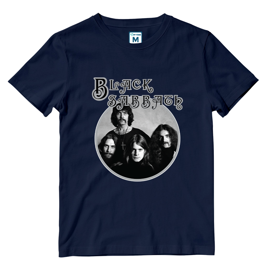 Cotton Shirt: Black Sabbath Monochrome