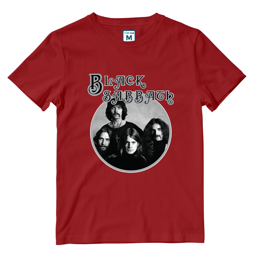 Cotton Shirt: Black Sabbath Monochrome