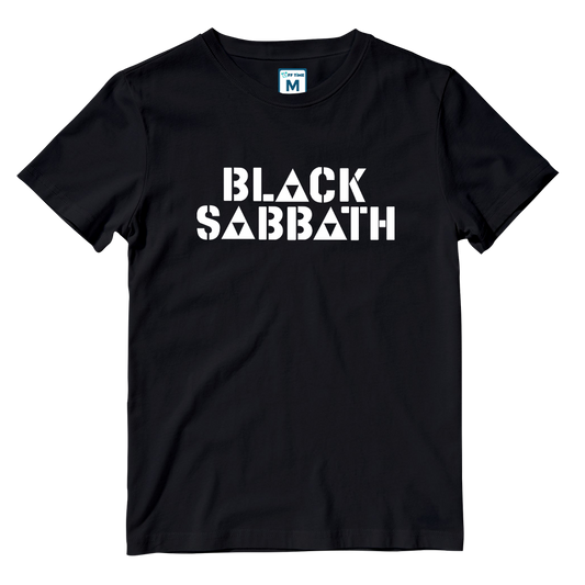Cotton Shirt: Black Sabbath Triangle Logo