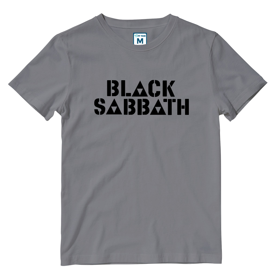 Cotton Shirt: Black Sabbath Triangle Logo