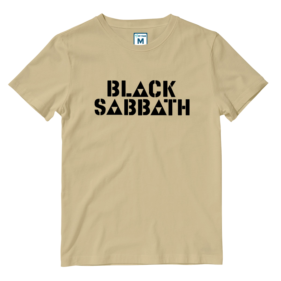 Cotton Shirt: Black Sabbath Triangle Logo
