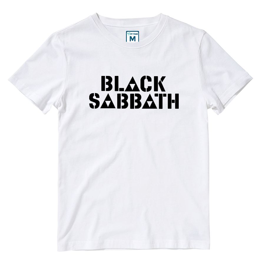 Cotton Shirt: Black Sabbath Triangle Logo